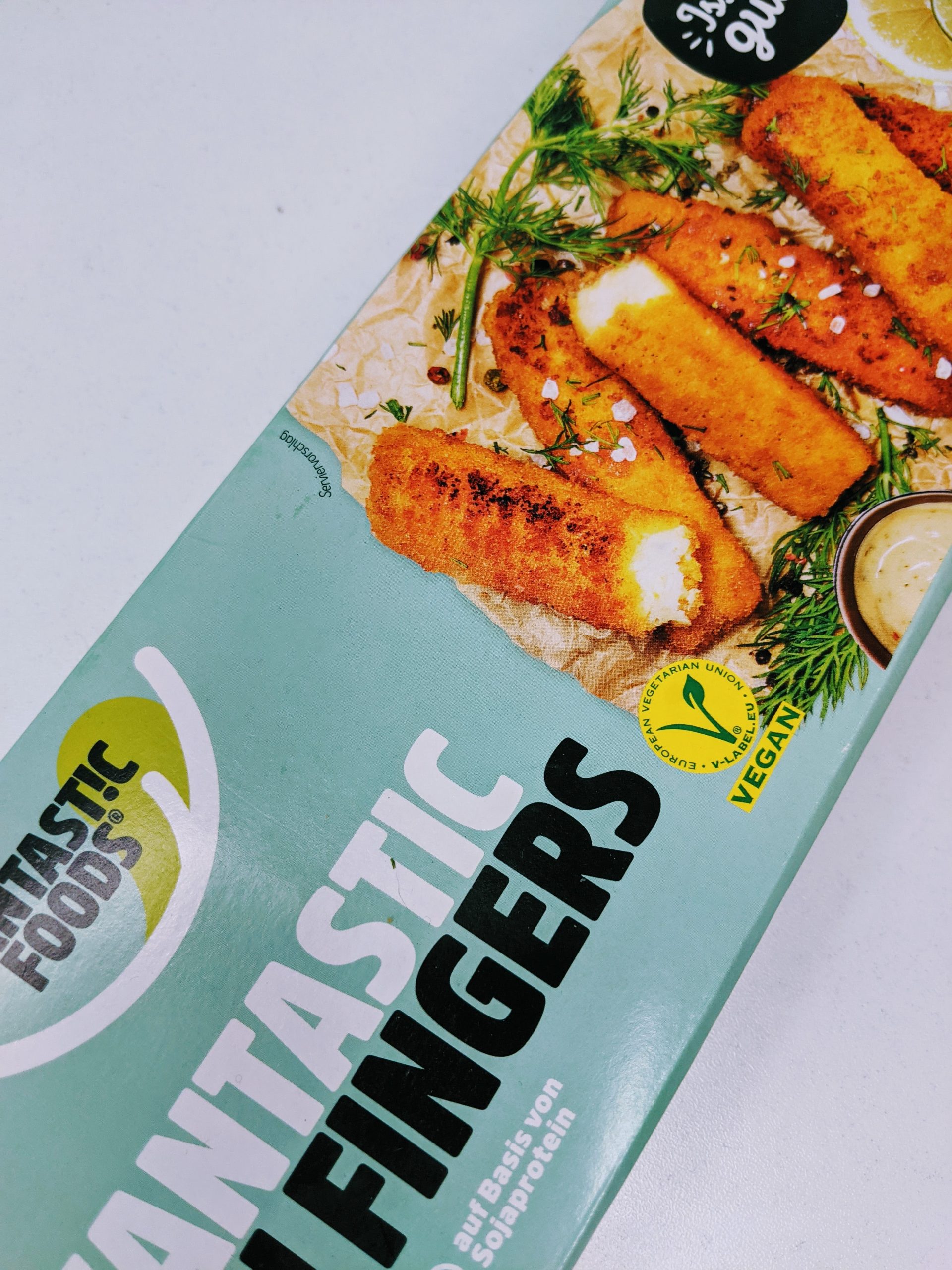 Vegane Fischstäbchen Fish Fingers von Vantastic Foods Make It Vegan!